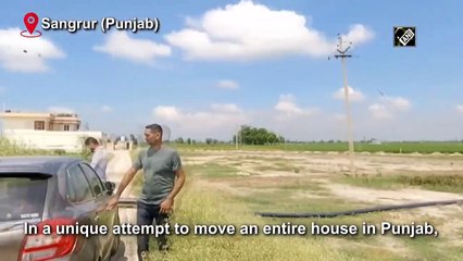 Indian farmer moves dream house