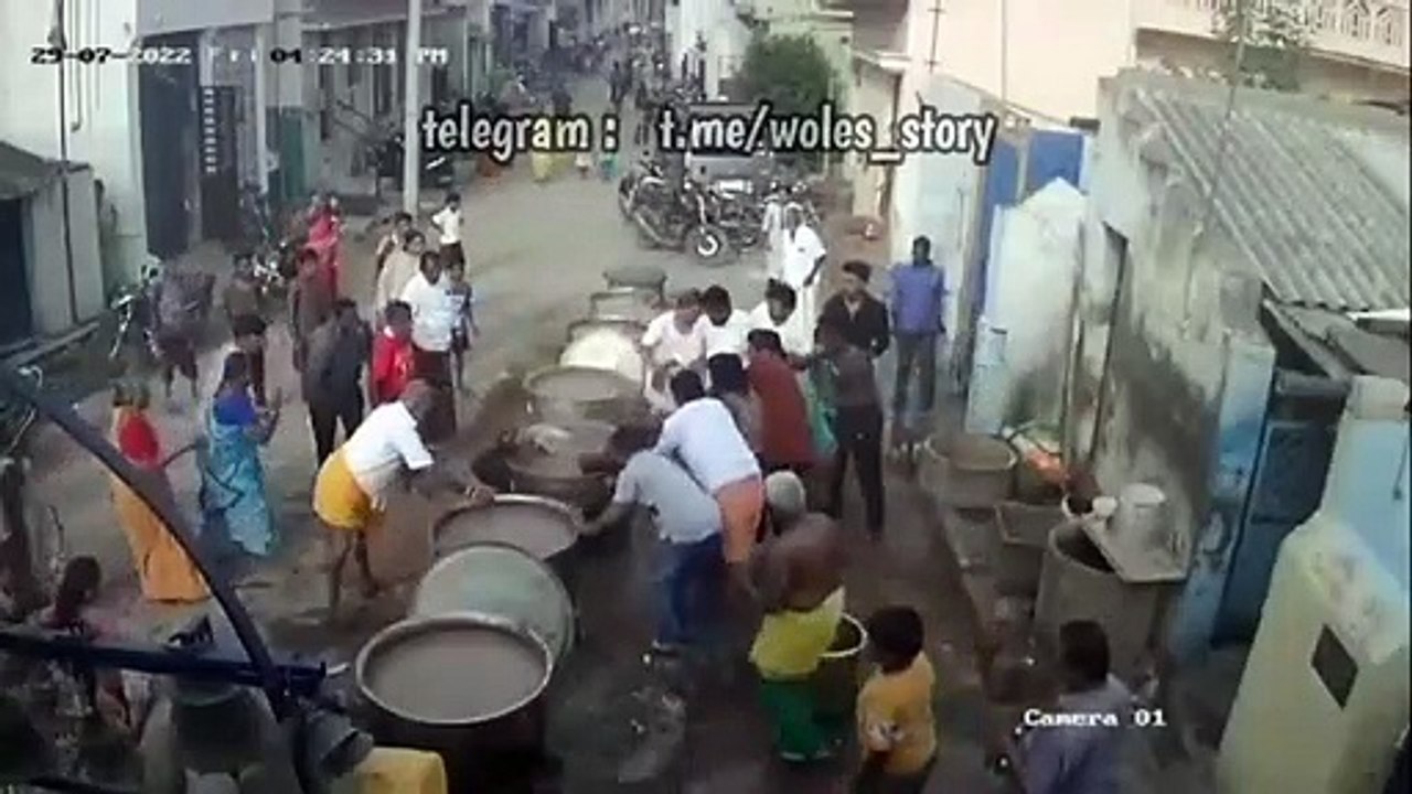 A Man Gets Hot Water