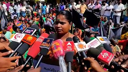 பரபரக்கும் பரந்தூர்! அமைச்சர் விளக்கிய மறுநாளே.. கருப்புக்கொடி போராட்டம் - விமான நிலையம் வருமா?