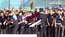 Mardin'deki katliam gibi kazada şehit olan polis Yahya Ergin'in cenazesinde yürek burkan anlar