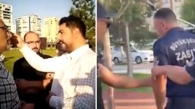 Saadet Partisi’nin Konya’daki izinli toplantısına biber gazı sıkan zabıtaya polis isyan etti: Sen kimsin?