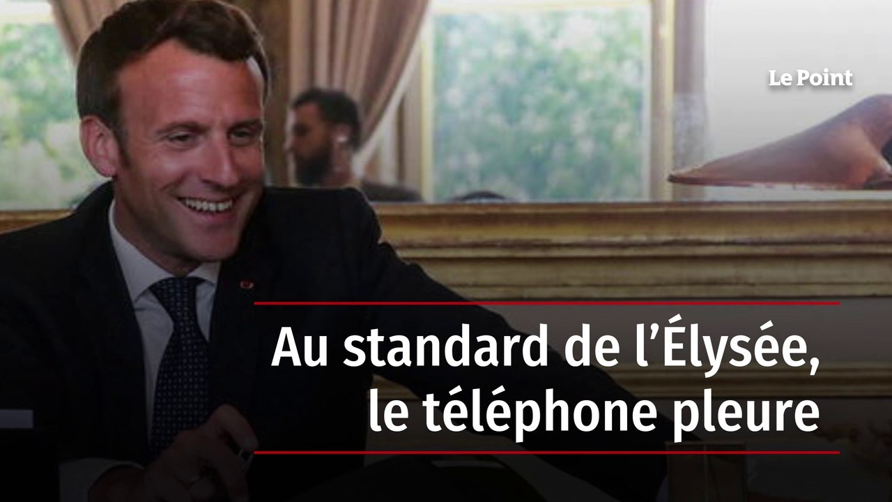 Au standard de l’Élysée, le téléphone pleure