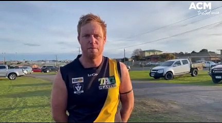 post-match - Merrivale's Manny Sandow