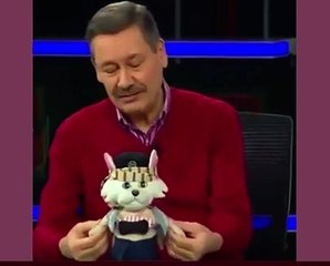 Melih Gökçek kedisini oynattı