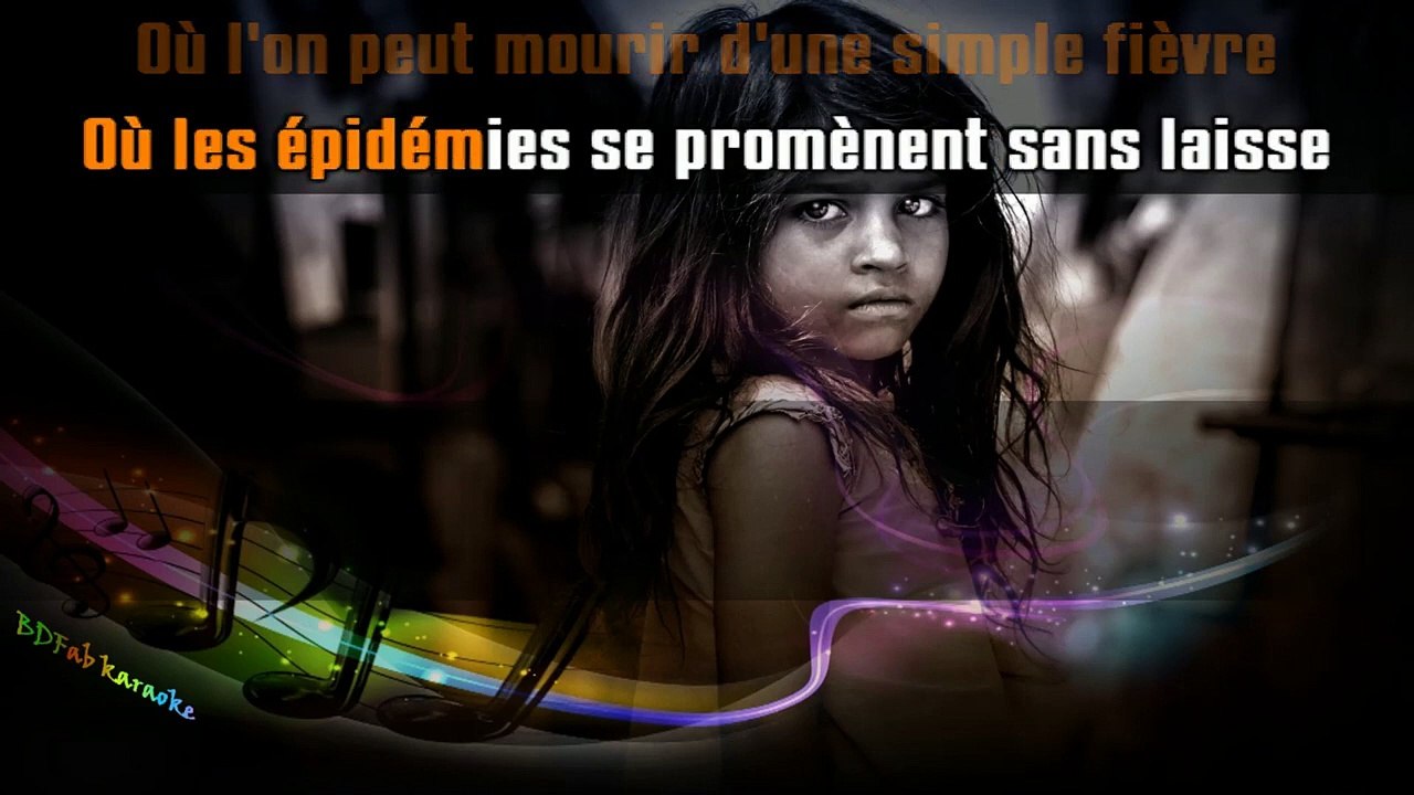 KARAOKE Soprano & Blacko - Ferme les yeux et imagine toi