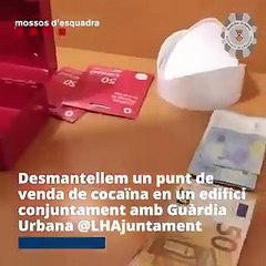 Desmantelado un punto de venta de cocaína en L'Hospitalet de Llobregat