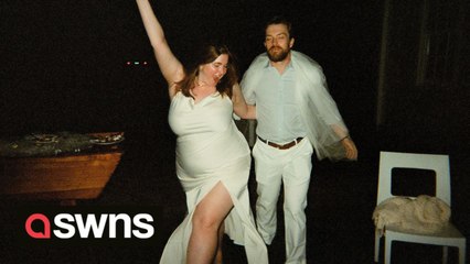 Couple nearly had to cancel their wedding after the groom slit his face open and lost a tooth five days before the big day