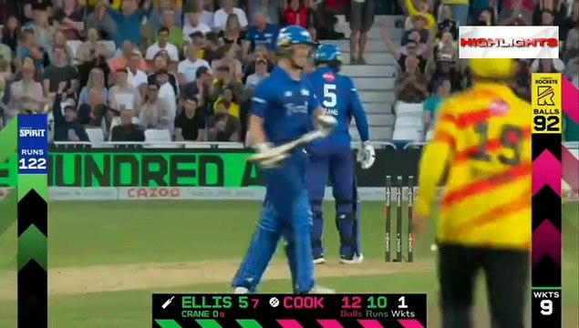Trent Rockets vs London Spirit Match 20 Highlights | Hundred Mens Competition 2022
