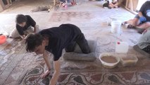 Kazılarda ulaşılan 1600 yıllık mozaikler sergilenmeye hazır