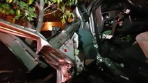 Forte colisão ente Ranger e Siena deixa duas pessoas feridas, no Bairro Santa Cruz