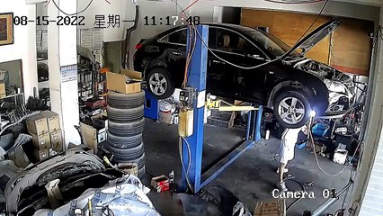 Auto Repair Workshop accident