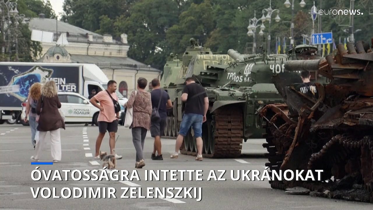 Erőszakos támadástól tart a függetlenség napján Volodimir Zelenszkij