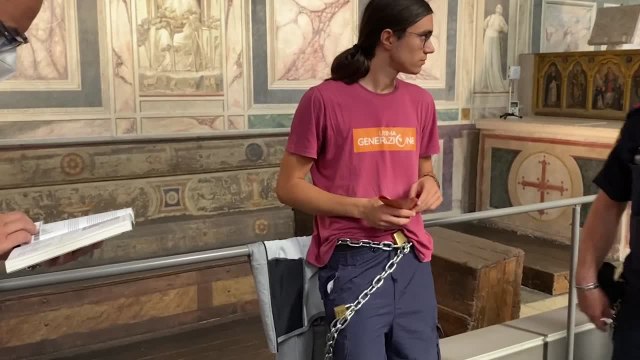 Clima: Padova, blitz di Ultima Generazione nella Cappella degli Scrovegni