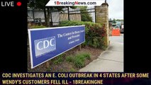 CDC investigates an E. coli outbreak in 4 states after some Wendy's customers fell ill - 1breakingne