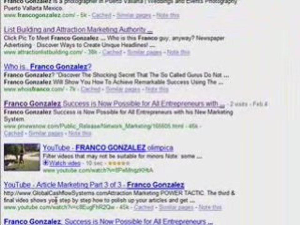 Franco Gonzalez Google Me NOW Marketing Program