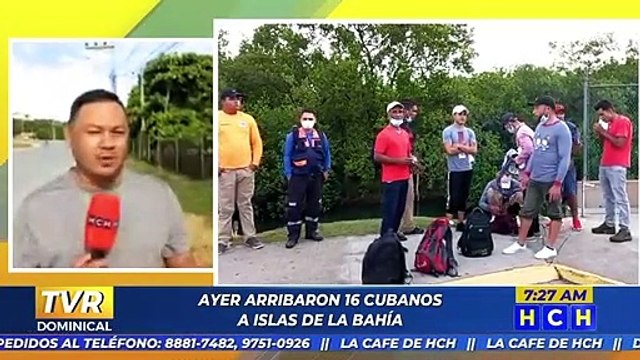 Salen de Islas de la Bahía 16 cubanos con rumbo a Estados Unidos.