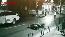 Dehşete düşüren kaza! Motosiklet sürücüsü hayatını kaybetti