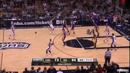 Manu Ginobili bullet pass in 2009