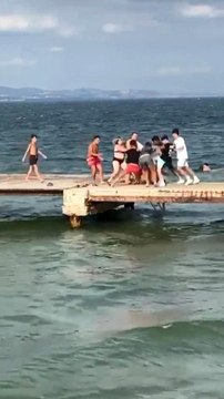 Kocaeli gündem haberi: Kocaeli sahilleri ringe döndü, yumruk ve tekmeler havada uçuştu