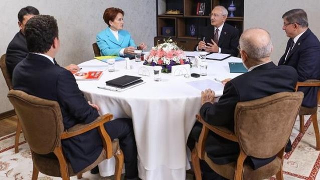 İlk turun son toplantısında bir araya gelen 6'lı masadan açıklama: Ortak adayımız Herkesin Cumhurbaşkanı olacak