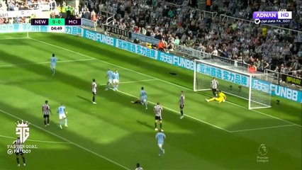 أهداف نيوكاسل ضد مان سيتي