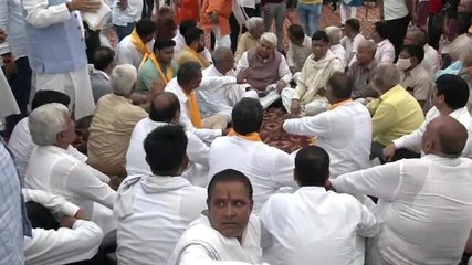 Watch | Community members rally behind Shrikant Tyagi in Noida after assault case
