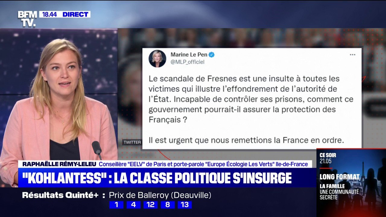 "Kohlantess" à Fresnes: "Ce qu'on voit aujourd'hui n'est la réalité dans aucune prison française au quotidien", affirme Raphaëlle Rémy-Leleu