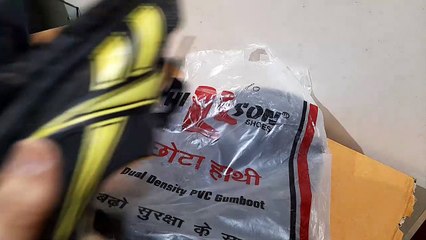 Unboxing and Review of Chota Hathi without steel toe ISI Mark Safety Gumboot Shoe