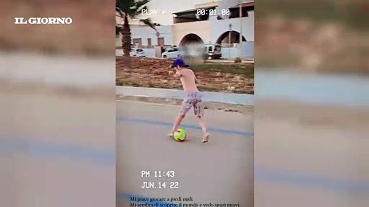 L'abilità con il pallone del piccolo campione brianzolo