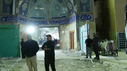 استمرار عمليات البحث عن ضحايا الانهيار الصخري في كربلاء