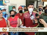 Bricomiles distribuyen materiales para recuperar 60 planteles educativos en el estado Mérida