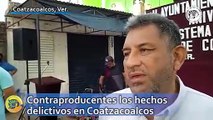 Contraproducentes los hechos delictivos en Coatzacoalcos: Amado