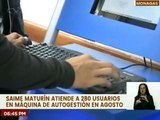 Sede del Saime en Maturín dispone máquina de autogestión que atiende más de 200 usuarios al día