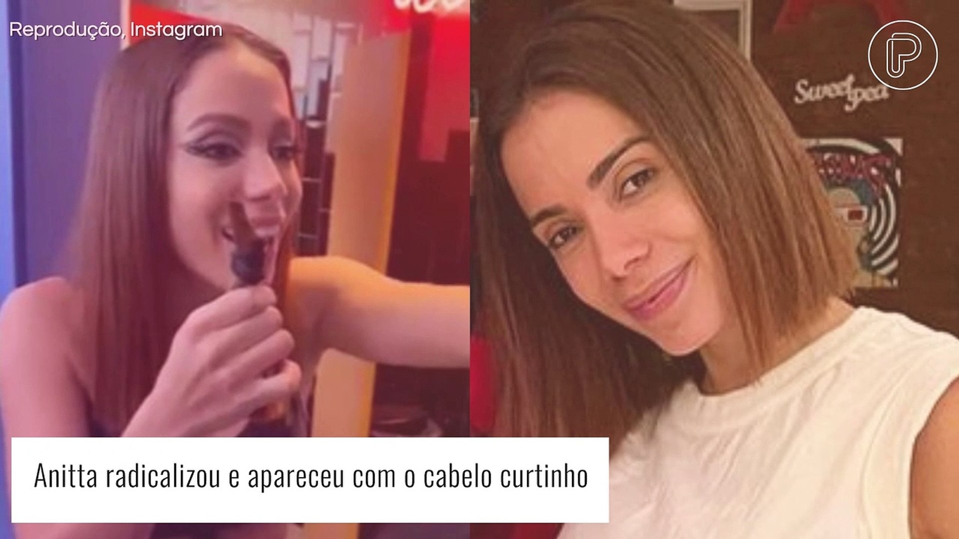Anitta surge de cabelo curto depois de corte após beber em festa: 'Daqui a pouco está Joãozinho
