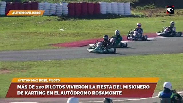 Más de 120 pilotos vivieron la fiesta del Misionero de Karting en el autódromo Rosamonte