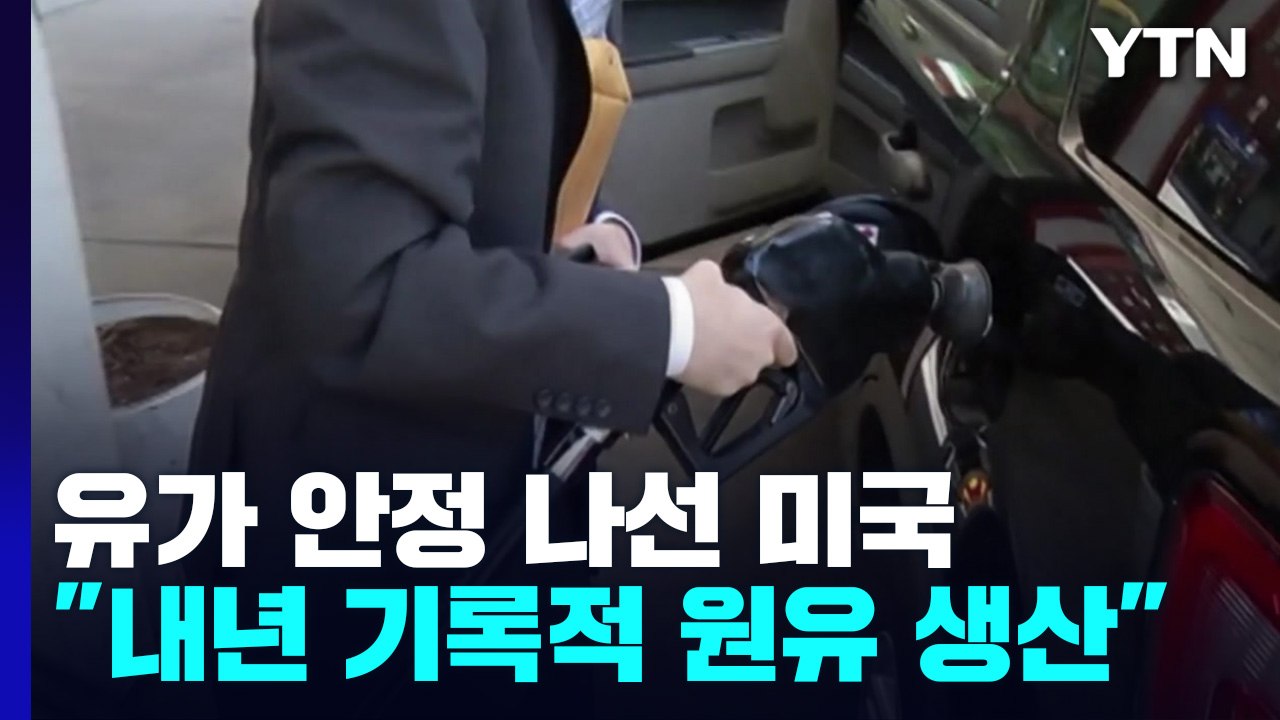 美 "내년 기록적 원유 생산...유가 안정 직접 나선다" / YTN