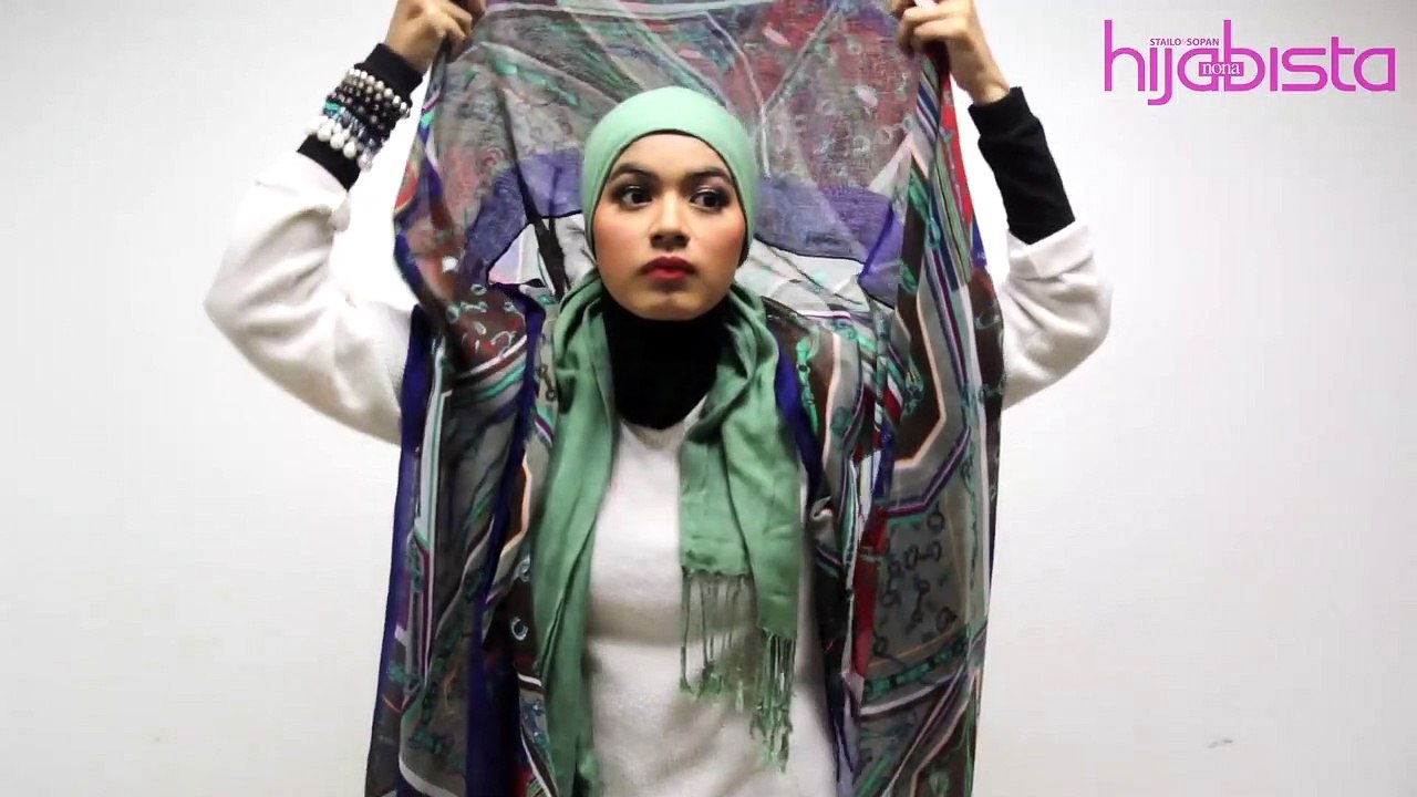 HIJABISTA DIY Tutorial  _ Tindan-Tindih Kapas