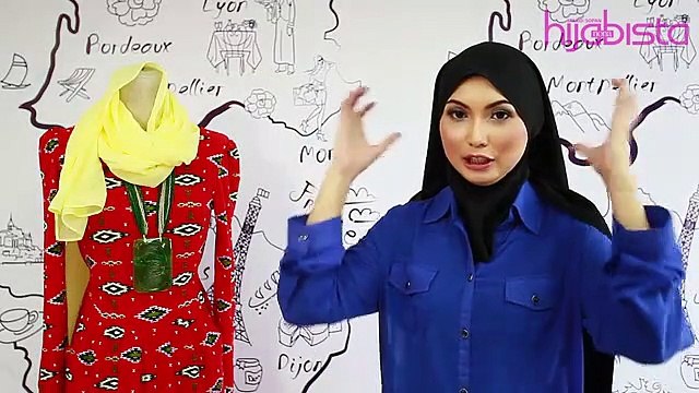 HIJABISTA DIY TUTORIAL_ Feminin Turban Bawal oleh Zaryzar Jaafar