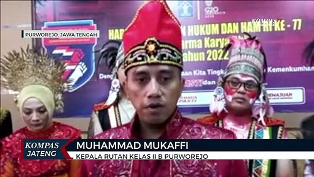 HUT RI, Warga Binaan Rutan Purworejo Fashion Show Baju Adat