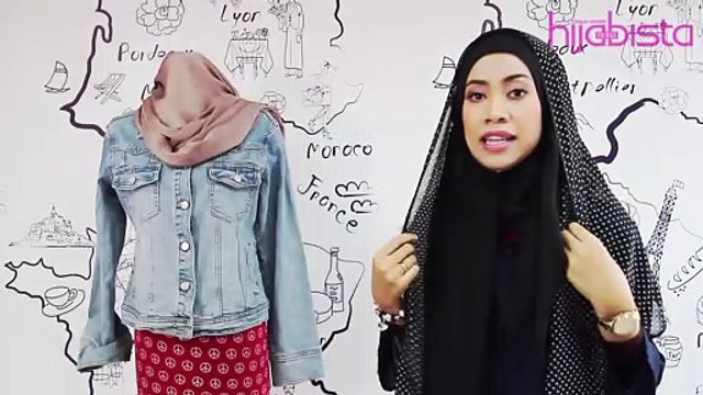 HIJABISTA DIY TUTORIAL_ Polka Estetika Vintaj oleh Shazwani Mohamad Sanusi