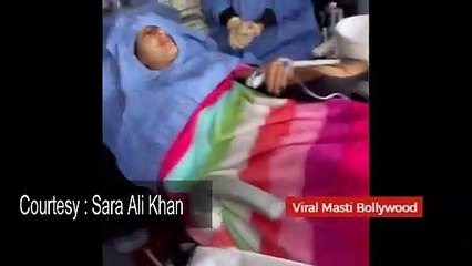 Sara Ali Khan visit to Dentist says Gyaani Daant bye bye video viral
