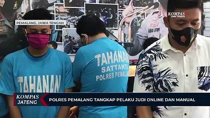 Polres Pemalang Tangkap Pelaku Judi Online dan Manual