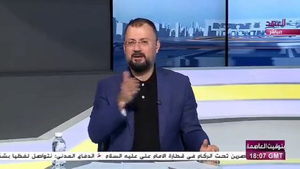 سقوط مذيع عراقي مغشيا عليه خلال بث مباشر
