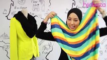 HIJABISTA DIY TUTORIAL_ Satuan Jalur & Bintik Polka oleh Nur Aishah Kamarul Bahrin