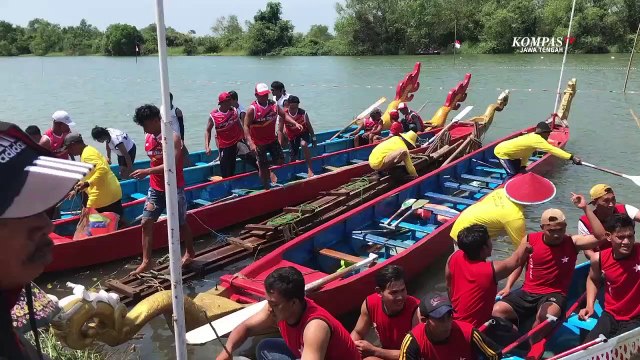 Lomba Dayung di Pekalongan Ajang Mencari Bibit Atlet