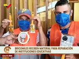 Bricomiles reciben materiales para la recuperación de instituciones educativas en el estado Barinas