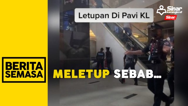 Letupan kecil di pusat beli-belah disyaki akibat litar pintas