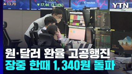 환율 1,330원 돌파...13년4개월 만에 최고 / YTN