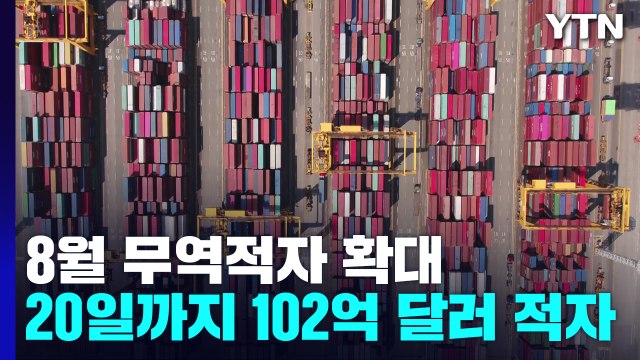 8월 단 20일간 102억 달러 적자...에너지 수입 급등이 원인 / YTN