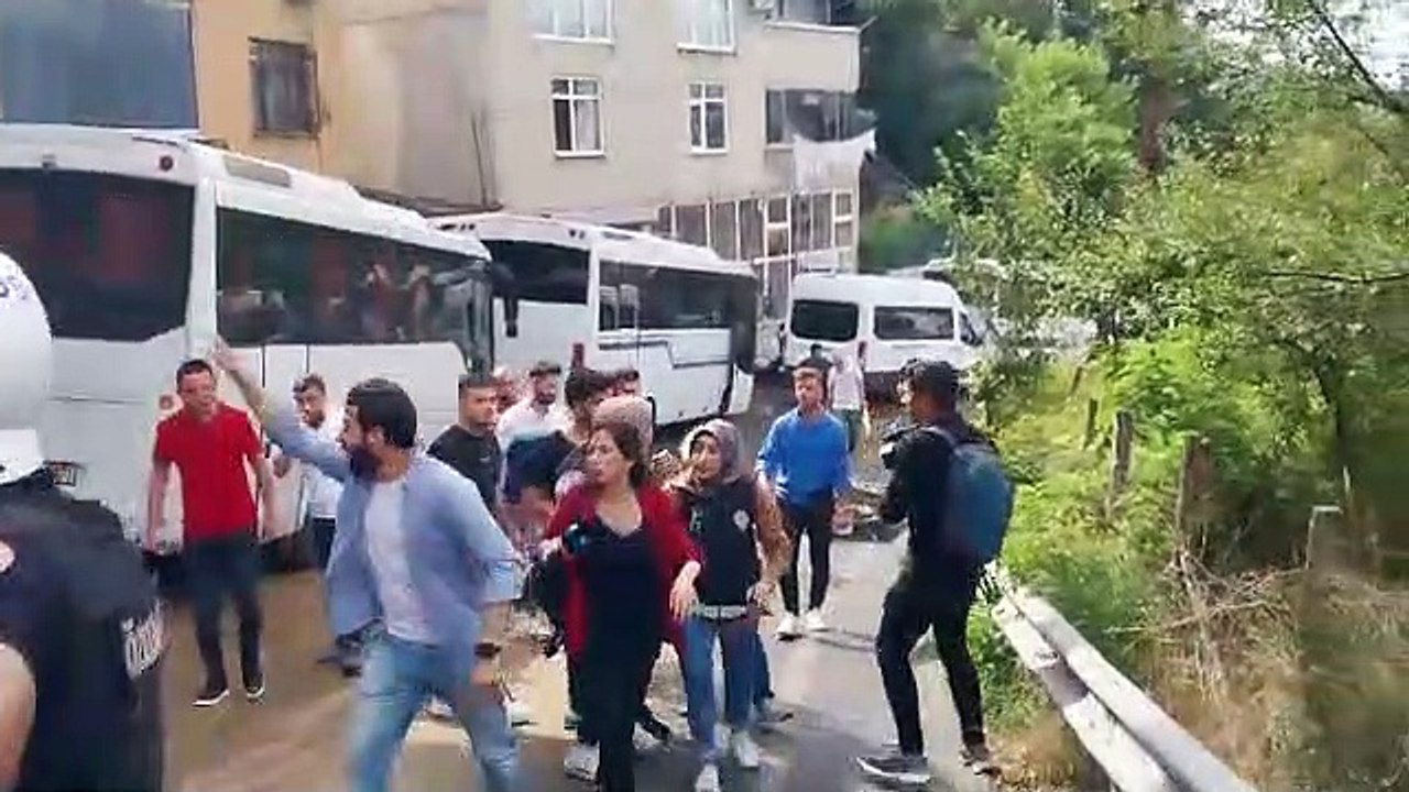 Beykoz Tokatköy'de gazetecilere müdahale